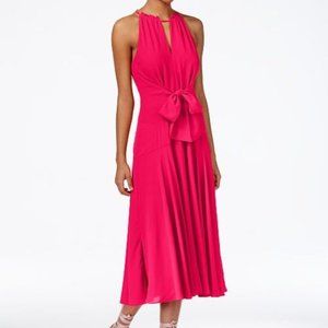 Rachel Roy Claudette Halter Maxi Dress Pink Small
